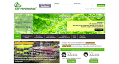 Desktop Screenshot of g3f-pepinieres.com